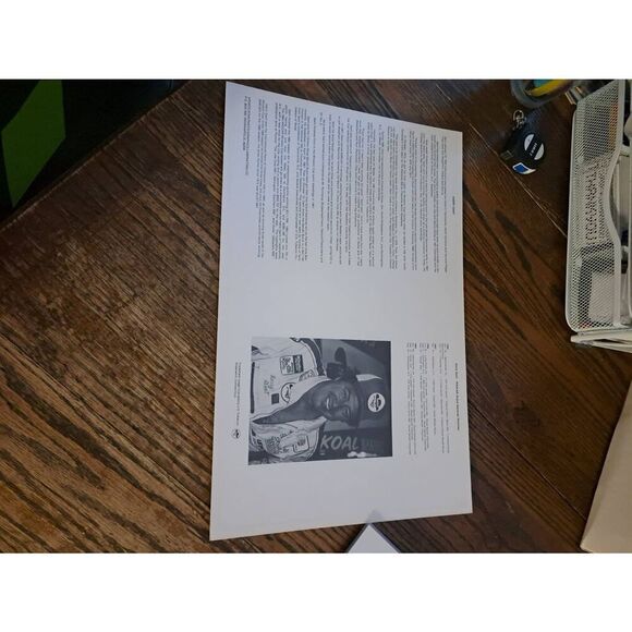 Vintage Harry Gant Skoal Bandit 11x17 Placemat Sportstar Racing Pictorial NASCAR - Picture 4 of 4